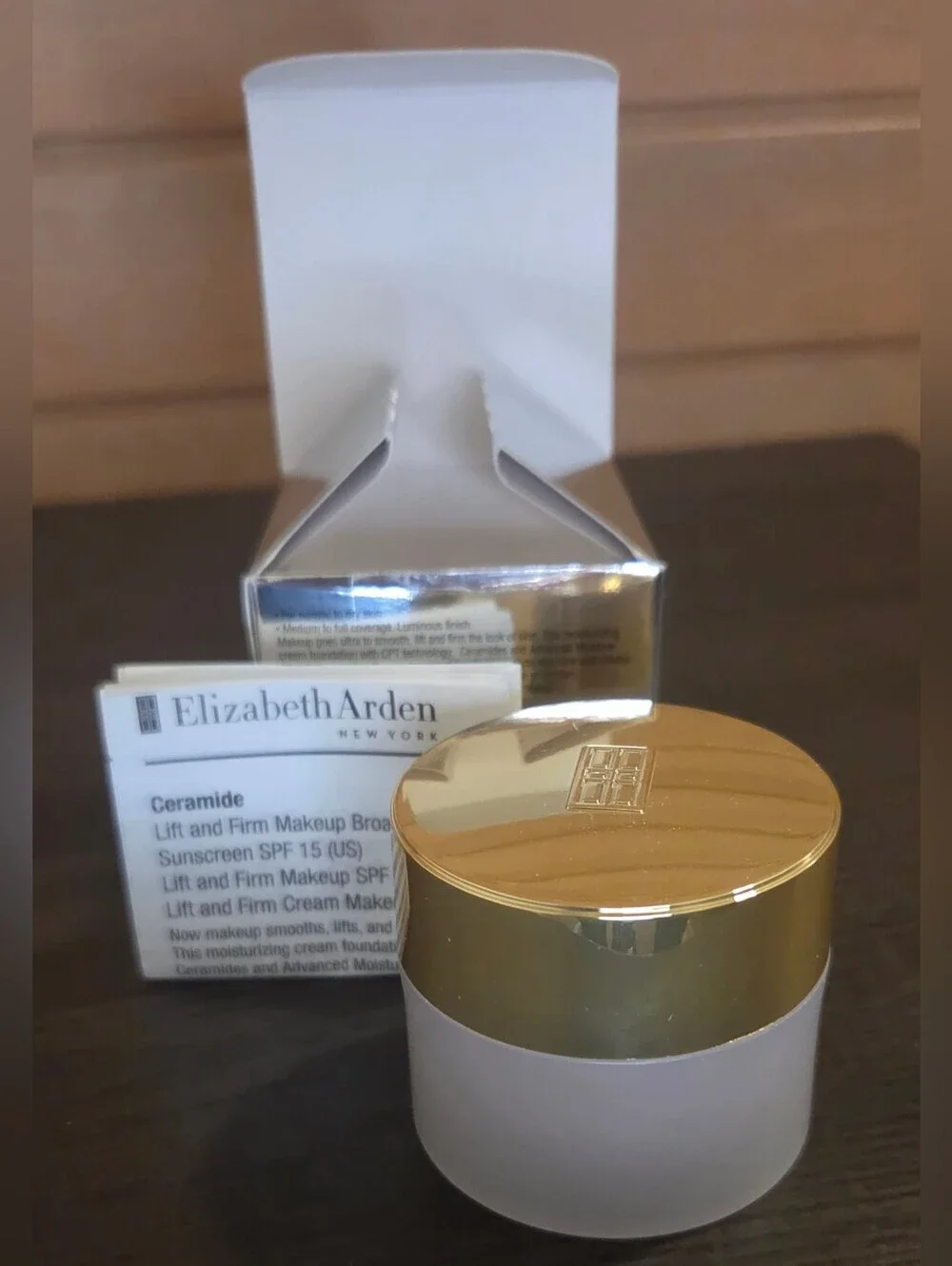 🕯Elizabeth Arden Ceramide Lift & Firm Makeup SPF 15 Shade Spice 16 30ml NIB